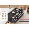 Coucheta 61" 12-Drawer Dresser with Power Outlet - Wood Storage Dresser for Bedroom, 2 AC Outlets + 2 USB Ports, Multi-Size Drawer Organizer - 4 of 4