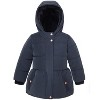 Rokka&Rolla Toddler Girls' Starlight Winter Coat Mini Fur Lined Kids Jacket - 4 of 4