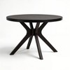 Cross Leg Round Dining Table (47in x 47in / 1194mm xm 1194mm) - 3 of 4