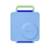 OMIEBox Insulated Bento Lunch Box with Leakproof Thermos Food Jar 3 Compartments Lunch Tote - Blue - 2 of 4