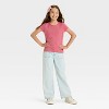 Girls' Short Sleeve Fitted Embellished T-Shirt - Cat & Jack™ - 3 of 3