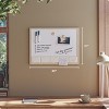 U Brands 17"x23" Thin MDF Frame Dry Erase Combo with Molded Felt Bulletin Value Pack Natural/Beige - 3 of 4