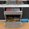 Mojgar 24 Inch Under Counter Double Drawer Fridge,Two Drawer Outdoor Beverage Refrigerator - 4 of 4