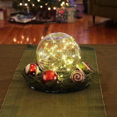 10" Clear Glass Globe Vase for Wedding Centerpieces