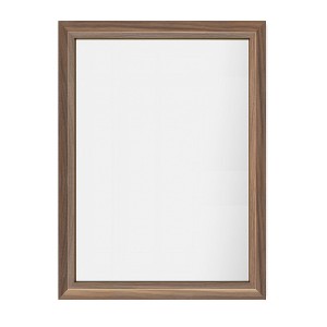 Apmir High-Strength Tempered Glass and Aluminum Alloy Framed French Cleat Mounted Wall Decor Mirror in matte black with 5-Year Warranty - 1 of 4