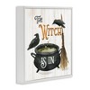 Stupell Industries Witch Cauldron & Crows, 12'' x 12'' - 3 of 4