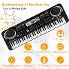 Angel Sar 61-Key Electronic Keyboard Piano, Portable Digital Music Keyboard with Microphone, 16 Tones 10 Rhythms, Musical Instrument - 2 of 4