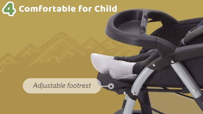 Jeep By Delta Children Unlimited Reversible Handle Stroller - Gray Tweed, 2 of 20, play video