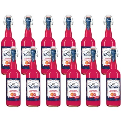 Rieme Blood Orange Sparkling Refreshers - Case of 12/25.4 oz