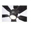 Luminance Kathy Ireland Home Ion Eco LED 60" Ceiling Fan w/ DC Motor, Dimmable Light Kit, Wall Control, Graphite w/ Charcoal Solid Wood Blades - 2 of 4