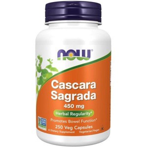Cascara Sagrada 450mg by Now Foods  -  250 Capsule - 1 of 3