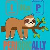 Girl's Design By Humans Funny Science Sloth i Nap Periodic Sloths Lovers By yargic T-Shirt - 2 of 3