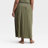 Women's Knit Smocked Maxi A-Line Skirt - Universal Thread™ - 2 of 3