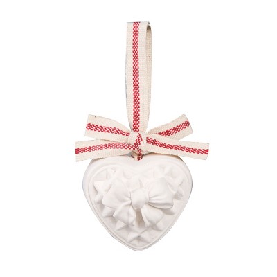 Gallerie II Almond Cookie Scented Heart Ornament