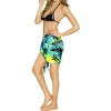 LA LEELA Women's Swimsuit Cover-Up Beach Bikinis Sarongs Coverups Wraps Skirt Beachwear Summer Swim Cover Ups for Women One Size Blue,Tree - 2 of 4
