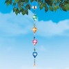 Collections Etc Solar Powered Colorful Hot Air Balloon Hanging Garden Mobile - 2 of 2