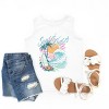 The Juniper Shop Sunset Chaser Waves Youth Tank Top - S - White - 2 of 4