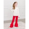 RuffleButts Girls Ruffle Flare Pants - 3 of 4