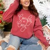 Simply Sage Market Women's  Garment Dyed Graphic Sweatshirt Comfy and Cozy Curisve - 2 of 2