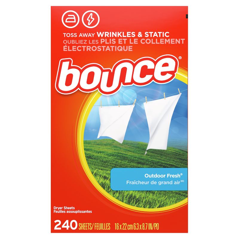 Bounce Outdoor Fresh Fabric Softener Dryer Sheets, 4 of 14