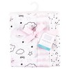 Hudson Baby Infant Girl Cotton Muslin Swaddle Blankets, Pink Dreamer, One Size - 2 of 4