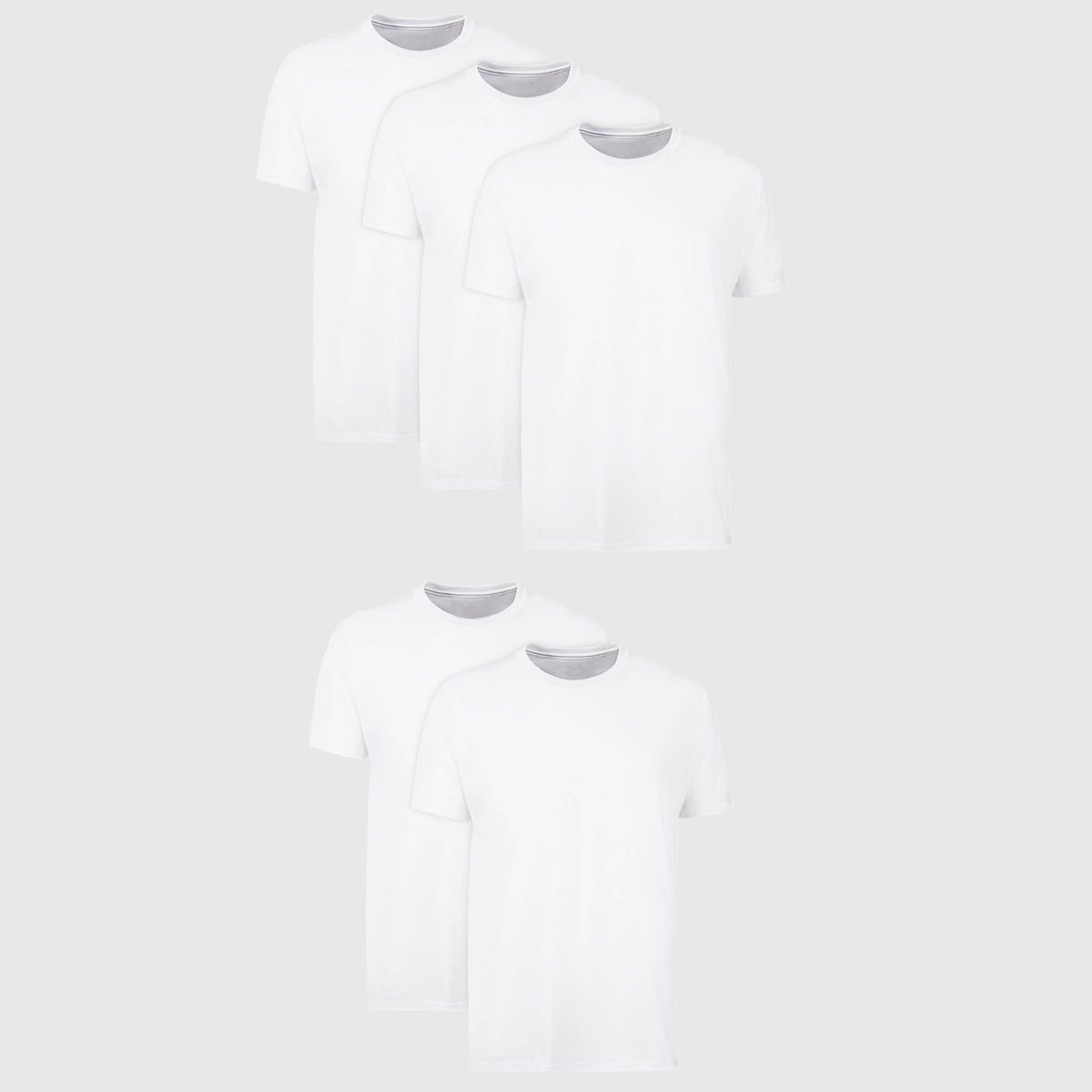 Hanes Men's Crewneck T-Shirt 6pk - White