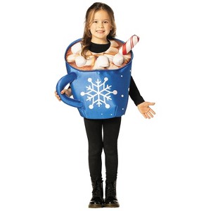 Rasta Imposta Kids' Cup of Hot Chocolate Foam Tunic Halloween Costume - Blue One Size - 1 of 2