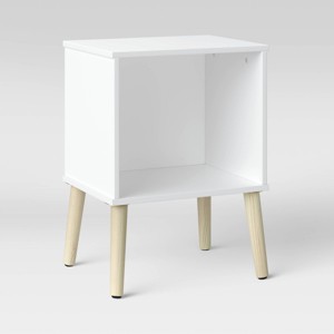 Modern Open Kids' Nightstand White - Pillowfort™ - 1 of 4