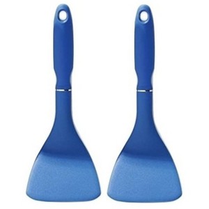 Norpro 10" Heat-Resistant Non-Slip Grip Nylon Turner - The Original Half Spatula - 1 of 4