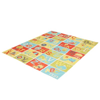 Pacific Plat Tents Educational A B C Ground Cover Mat 48" x 58"