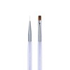 Unique Bargains Acrylic Dotting Painting Drawing Nail Art Liner Brushes Purple 1 Pc - 3 of 4