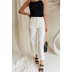 Women's Poppy Buttoned Wide Leg Pants - Sunland 17 - 1 of 3