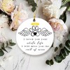 Pet Memorial Ornament – Ceramic Keepsake, Dog & Cat Loss Ornament with Angel Wings and Halo - 3 of 4