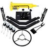 Transmission Jack, 33"-70" High Lift,1100 lbs 3/4-Ton 2 Stage Hydraulic Telescoping Transmission Jack with 360° Swivel Wheels for Garage/Shop - 3 of 4
