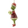 Jim Shore 5.0 Inch Grinch Naughty & Nice Ornament Dr Suess Christmas Tree Ornaments - 3 of 3