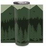 Elanze Designs Trees Mountains Hunter Green 20 ounce Stainless Steel Travel Tumbler - 2 of 4