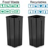 Dual Kitchen Trash Can, Stainless Steel Double Garbage Bin with 2 Compartment, Soft Close Lid, Step Pedal, Removable Buckets - 2 of 4