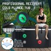 AMERLIFE Inflatable Cold Plunge Tub for Athletes, Portable Ice Bath with Insulated Lid, Non-Slip Mat, Chiller Compatible for Full-Body Recovery - 4 of 4