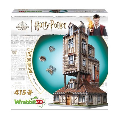 Harry Potter The Burrow Weasley Family Home 3D Puzzle 415 Pieces