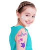 GirlZone 33 Fun Pieces Unicorn Glitter Tattoo for Kids, Face & Skin-Friendly - 2 of 4