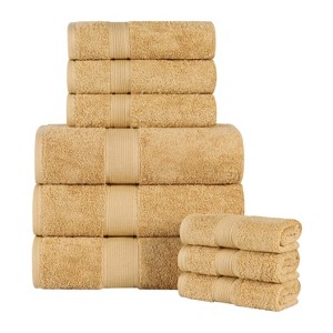 Organic Cotton Medium Weight Solid Towel Set by Blue Nile Mills - 1 of 4