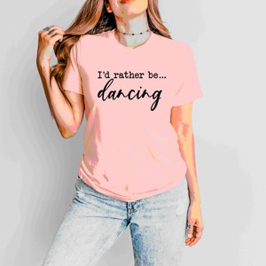 Simply Sage Market I'd Rather Be Dancing Short Sleeve Tee - 1 of 4