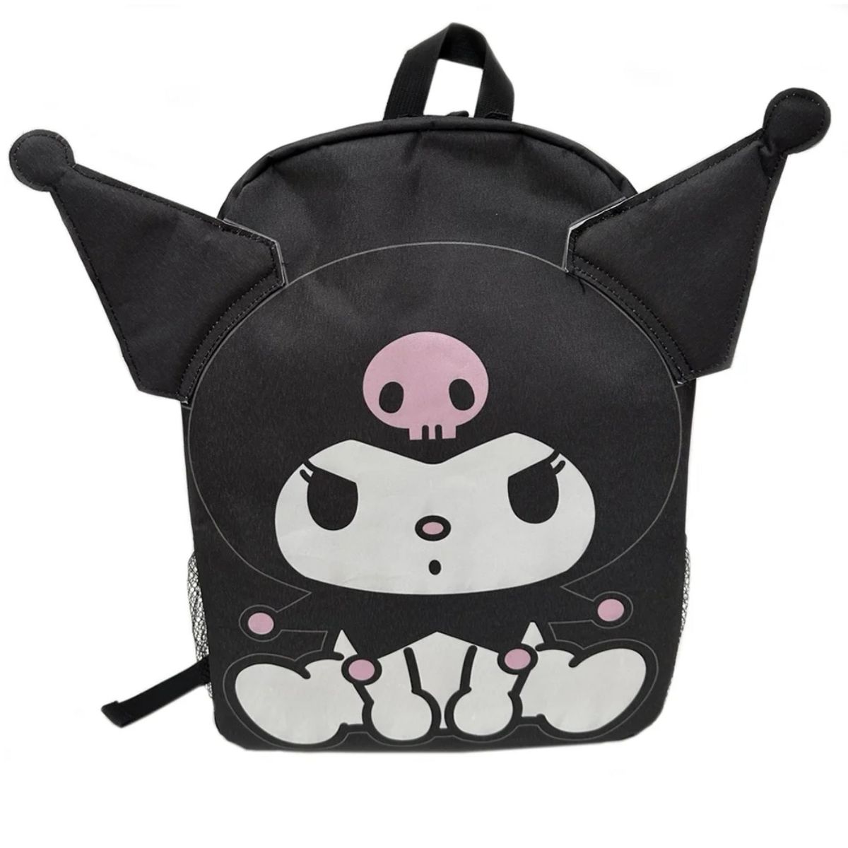 Sanrio Kuromy 3D 16" Canvas School Backpack for Girls, Black