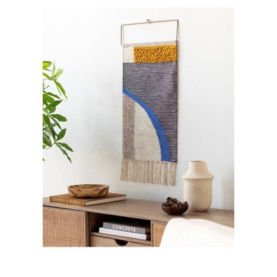 Mark & Day Sillian 26"h X 16"w Modern Navy Wall Tapestries Target