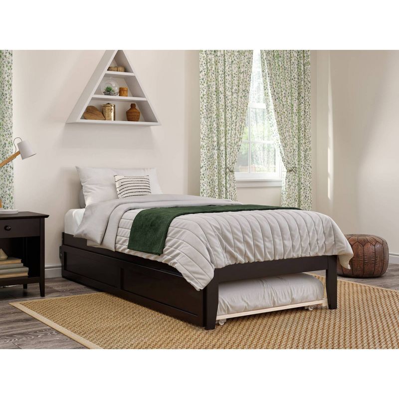 Twin XL Colorado Bed with Twin XL Trundle  Espresso - AFI, 3 of 10
