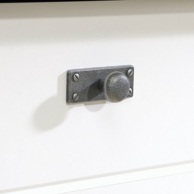 Cottage Road Soft White Double Dresser with Lintel Oak Accents