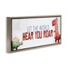 Stupell Industries Hear You Roar Dinosaurs, 31" x 14" - 3 of 4