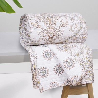 Cosima Medallion Quilted Throw - Villa Lugano by Levtex Home