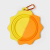 13oz Collapsible Dog Bowl - Sun Squad™ Yellow/Orange - 2 of 3