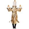 Imposta Costumes Adult Candelabra Costume Bodysuit One Size Gold - 3 of 3